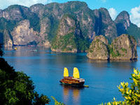 Du thuyền Hạ Long trên tàu Valentine Junk 3 ngày 2 đêm